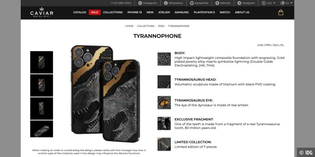 Das Tyranophone gehört sicherlich zu den ungewöhnlichsten iPhone-Modifikationen.