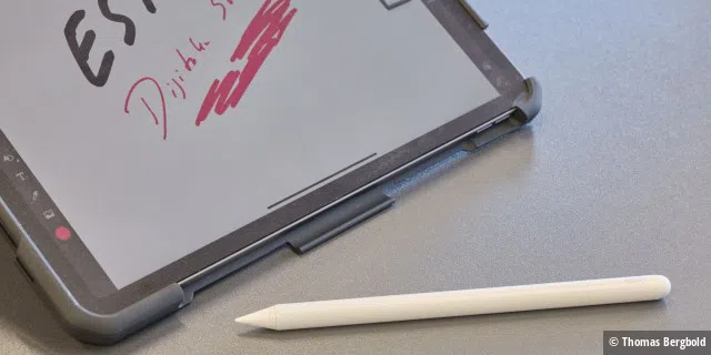 Der Digitale Stift von ESR ist günstig und kann beim Skizzieren und Mitschreiben überzeugen.