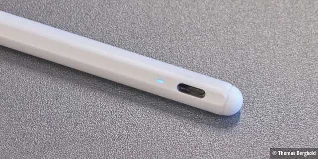 ESR hat seinem Digitalen Stift standesgemäß eine USB-C-Buchse zum Laden spendiert.