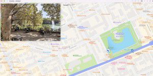 ”Umsehen“ in Apple Maps in Frankfurt und Stuttgart