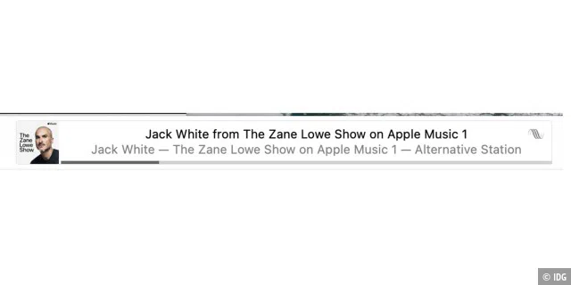 Dieses Interview mit Jack White wurde in Apples Alternative-Radiosender zwischen den Songs eingefügt.