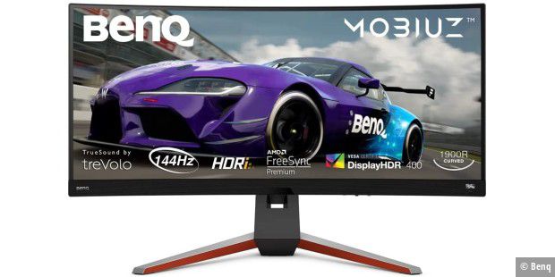Benq Mobiuz EX3415R: guter 21:9-Gaming-Monitor für Rennsimulationen und Rollenspiele