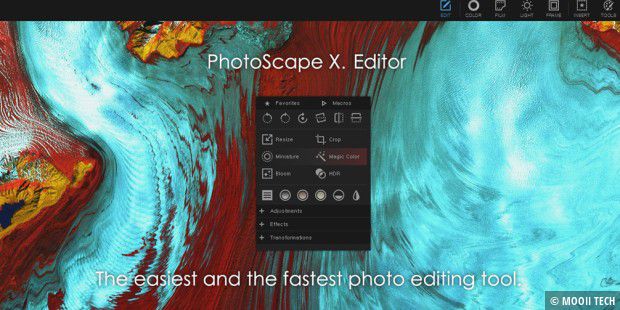Photoscape X wurde an Windows 10 und 11 angepasst