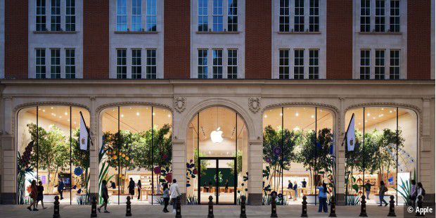 Der neue Apple Store in London, Brompton Road. Ab September wird das Shopping-Erlebnis bei Apple noch besser.