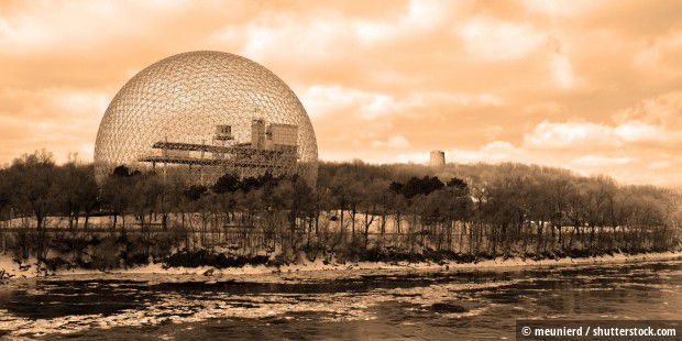 Das bekannteste Werk des Architekten Richard Buckminster Fuller