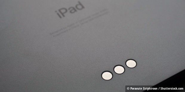 Künftig angeblich mit vier Kontakten statt nur drei und gleich in doppelter Ausführung: der Smart-Connector des iPad Pro.