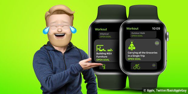 Lustige Trainings-Alternativen für die Apple Watch